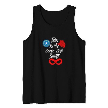 Discover Book Fun Comic Book Collector This is my Comic Con Tank Tops
