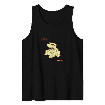 Discover Frog Pet Minecraft The Wild Frog Schematic Poster Tank Tops