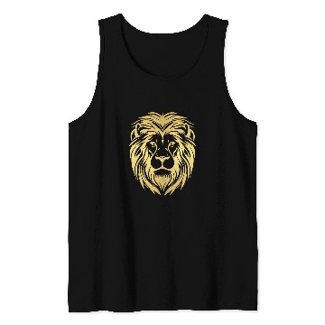 Discover Lion Pet Face Tank Tops