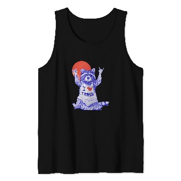 Discover Bear Pet Bear I Love Trash Tank Tops