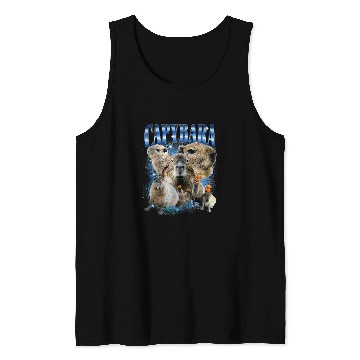 Discover capybaras Pet Bootleg Rap Edit Design capybaras Lovers Tank Tops