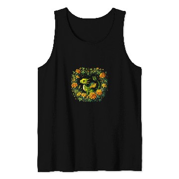 Discover Dragon Pet Marigold Moss Dragon Illustration 2 Tank Tops