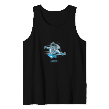 Discover Houston We Dont Have a Problem 2Guitar Surfing Astronaut Tank Tops