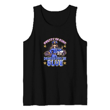 Discover Police Job Law Enforcement Design for a Female Police Officer Tank Tops