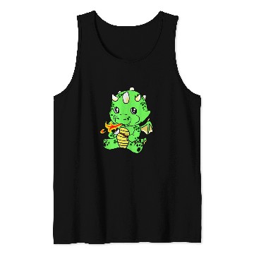 Discover Dragon Pet marshmallow children cute Tank Tops
