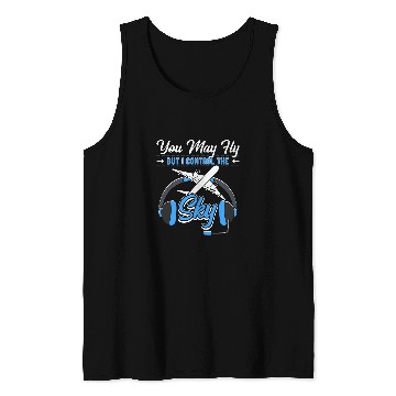 Discover Air Traffic Control ATC Aircraft Controller ATCO Flight Tank Tops