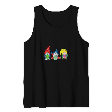 Discover Easter Day Gnomes Easter Egg Hunting Costume for Kids Tank Tops