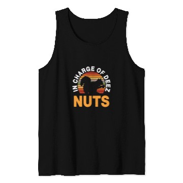 Discover Squirrel Pet Apparel Nutcracker Squirrels Deez Nuts Tank Tops