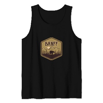 Discover Bear Pet Alberta Banff National Parks Canada Bear Tank Tops