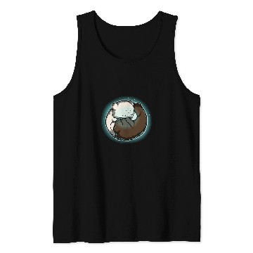 Discover Bear Pet Cute Teddy Bear ying yang Tank Tops