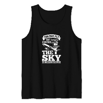 Discover Air Traffic Control Tower Manager Air Traffic Controller Tank Tops