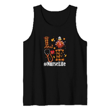 Discover nurses Job Love Turkey Stethoscope nurses Thanksgiving Gobble Squad Tank Tops