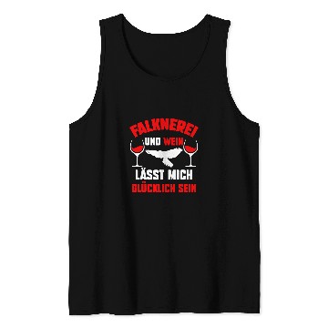 Discover Wines Fun Falkner Falconry Tank Tops