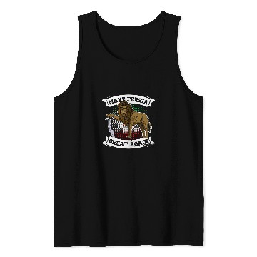Discover Lion Pet iran mythical emblem historical Persan Shir o Khorshid 7 Tank Tops