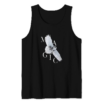 Discover Owl Pet Magical Owl Birds Barn Owl Library 3 Tank Tops
