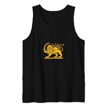 Discover Lion Pet Iran Lion Sun Achaemenid Empire Safavid dynasty Tank Tops