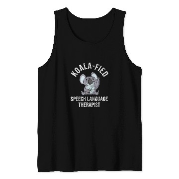 Discover Koala Pet Therapist Speech Pathology Speech Therapy Tank Tops