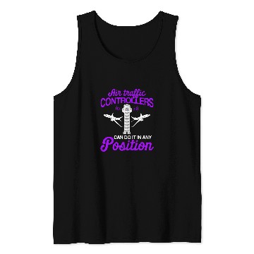 Discover Air Traffic Controller ATC Flight Control 12 Tank Tops