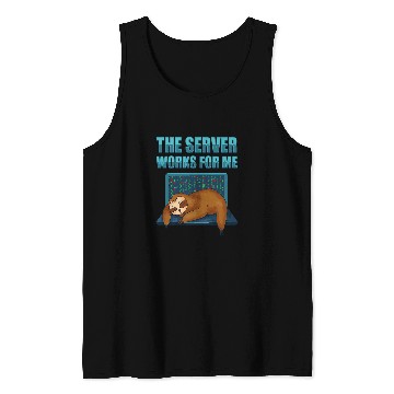 Discover Sloth Pet Coder Developer Coding Software Engineer Sloth Programmer Tank Tops