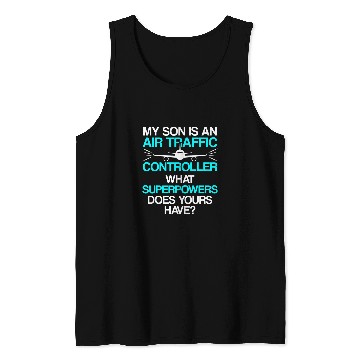 Discover Air Traffic Controller ATC Flight Control 5 Tank Tops