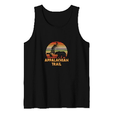 Discover Bear Pet Appalachian Trail Map With Tank Tops