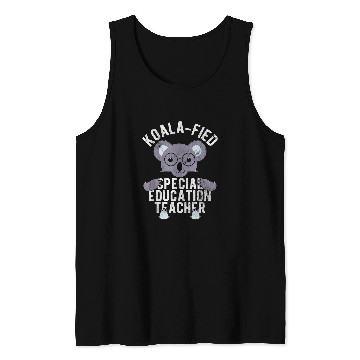 Discover Koala Pet Special Education SPED Teacher Tank Tops