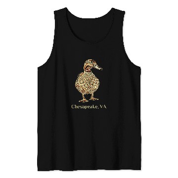 Discover Duck Pet Chesapeake VA Native American Mallard Duck Birdwatching Tank Tops