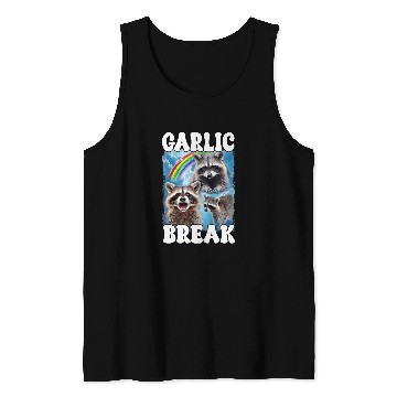 Discover Raccoon Pet Garlic Bread Raccoon Tank Tops