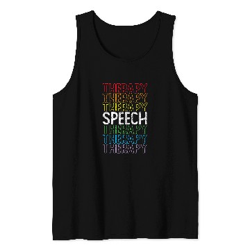 Discover Speech Therapy Speech Therapist Speech Language Pathologist Tank Tops