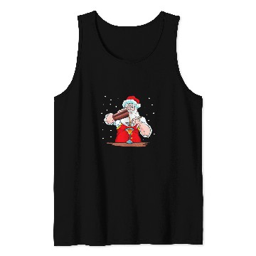 Discover Bartender Job Santa Claus Bartender Cocktail Tank Tops
