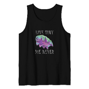 Discover Bear Pet Live Tiny Die Never Water Bear Graphic Tardigrade Science Tank Tops