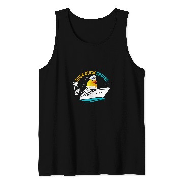 Discover Duck Pet Cruise Duck Squad Vaction Cruise Ship Tank Tops