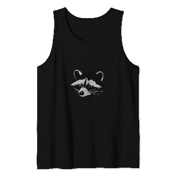 Discover Raccoon Pet Funny Trash Panda Cute Sweet Animal Lover Tank Tops