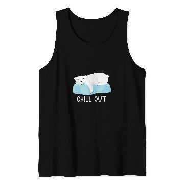 Discover Bear Pet Funny Polar Bear North Pole Polar Bear Love Climate Change 12 Tank Tops