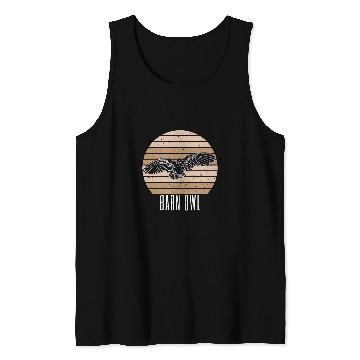 Discover Barn owl flying breeding birding naturalist ornithology Tank Tops