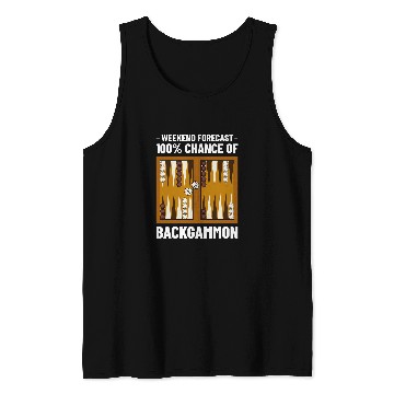 Discover Backgammon Board Game Player Rules Tank Tops
