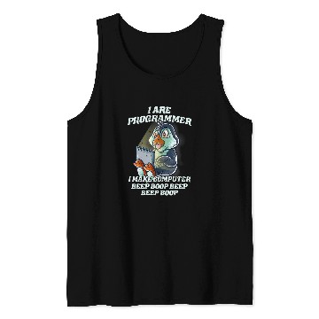Discover Penguin Pet I Are Programmer Introvert IT Nerd Penguin Software Geek Tank Tops