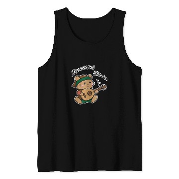 Discover Bear Pet Dissonant Whiskers Bard Video Gamer Teddy Bear Cat Tank Tops