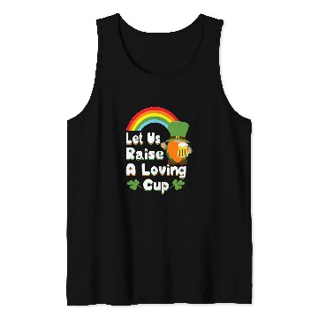 Discover Beer Fun Leprechauns Garden Gnome Drinking Beer St Patrick s Day Tank Tops