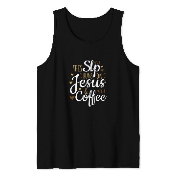 Discover Coffee Fun Jesus Coffee SLP Gift Funny Speech Language Pathologist Tank Tops