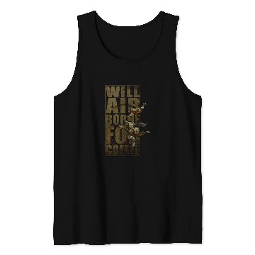 Discover Coffee Fun Airborne for coffee Tank Tops