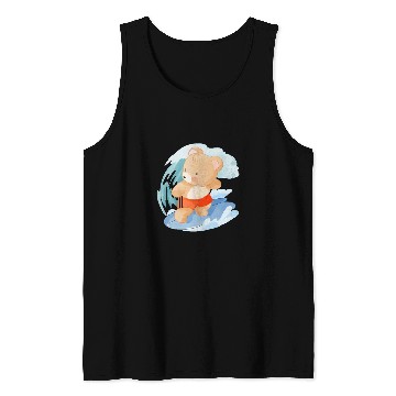 Discover Bear Pet Funny swim Trunks with this Teddy Bear Outfit 3 Tank Tops