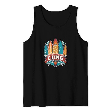 Discover FIVE vintages SURFBOARDS Long Beach MS Tank Tops