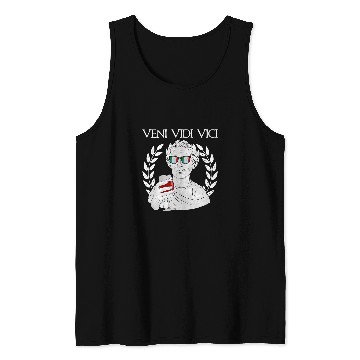 Discover Wines Fun Funny Julius Caesar Veni Vidi Vici Red Wines Tasting Winery Tank Tops