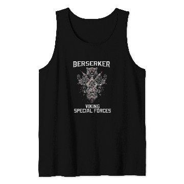 Discover Berserker viking special forces Bear Warrior Tank Tops