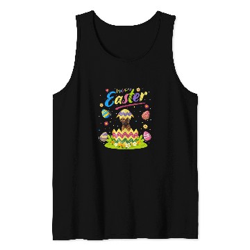 Discover Funny Easter Egg Lover Rhodesian Ridgeback Dog Happy Easter Tank Tops