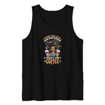 Discover Coffee Fun Educator Substantial Coffee Amount Head Start Teacher Tank Tops