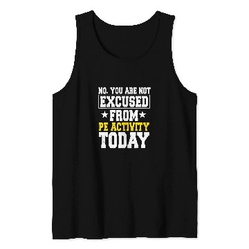 Discover PE Teacher Physical Education Activity Instructor Gym Coach Tank Tops