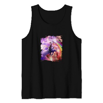 Discover Dragon Pet Rainbow Space Cat On Dragon 2 Tank Tops