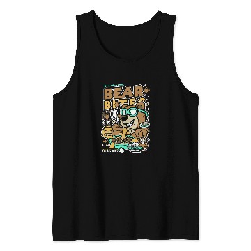 Discover Bear Pet Bear Bites Cereal Tank Tops